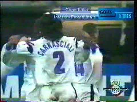 1996 (Copa Italia) Inter:0 vs Fiorentina:1 (Batistuta)