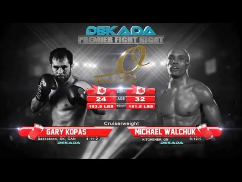 Kopas vs Walchuk Dekada Premier Fight Night Dec 11, 2015