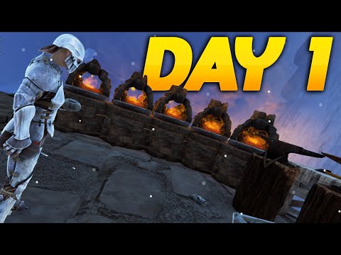 Raiding The Most Hidden Extinction Rathole Day 1 Of Wipe For Insane Profit - ARK PVP