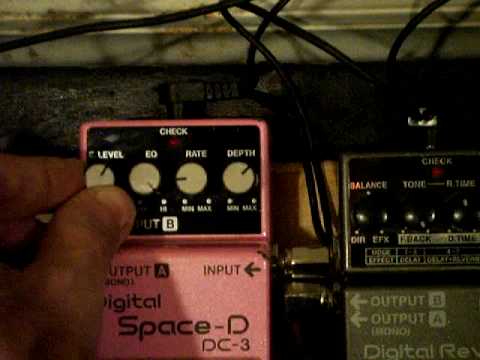 Boss DC-3 Digital Space-D (Blue Label) 1989 - 1992 - Pink image 6