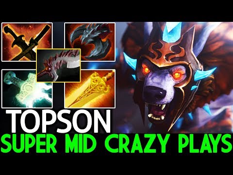 TOPSON [Ursa] Super Mid 23 Kills Absolutely Crazy Plays 7.24 Dota 2