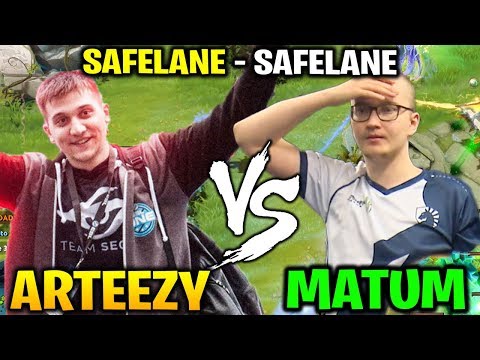 Arteezy PA Safelane vs Matumbaman Lonedruid Safelane - Fair Enough