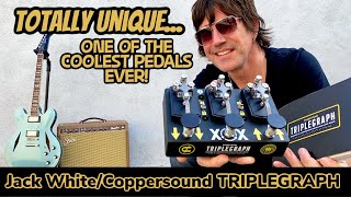 Video thumbnail for One of the COOLEST pedals EVER! COPPERSOUND/THIRD MAN TRIPLEGRAPH by Pete Thorn