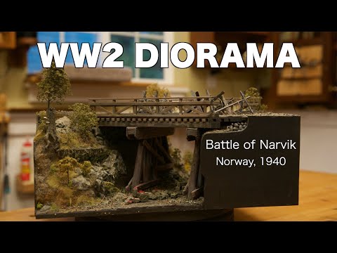 WWII Diorama   Battle of Narvik, Norway, 1940 episode 1