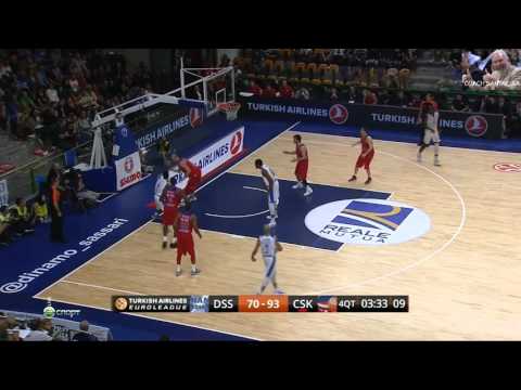 J2 Milos Teodosic Sassari vs CSKA EUROLEAGUE 2015 16