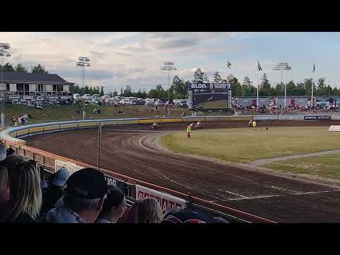 BAUHAUS-Ligan  Smederna vs. Dackarna Joel Andersson Crash