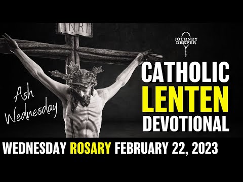 ASH WEDNESDAY ROSARY 💜 GLORIOUS Mysteries of Holy Rosary 💜 February 22, 2023 💜 VIRTUAL ROSARY
