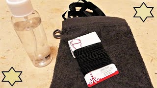 Sicher ist sicher: Desinfektionsspray immer an der Frau/ am Mann haben!