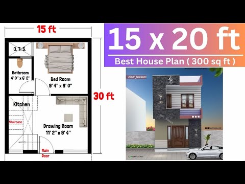15x30 House Plan 15 x 30 Ghar Ka Naksha Small House Plans Design 450 sq ft house Plans