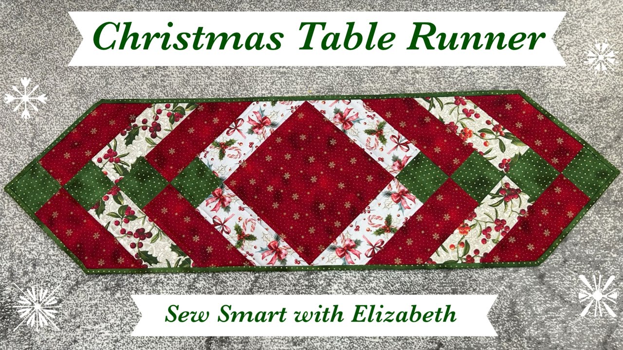 How to make a Christmas Table Runner