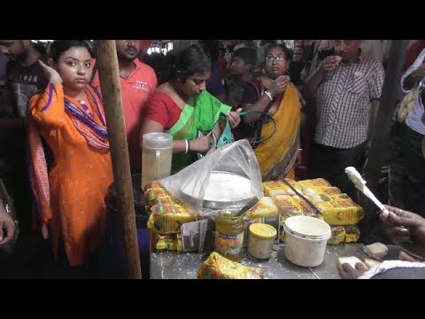End Your Day with Butter Toast | Kolkata Street Food at Station | Indian Street Food in Evening Time Video