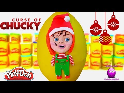 Huevo sorpresa Chucky Navidad play doh