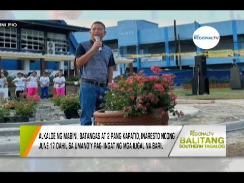 Balitang Southern Tagalog: Alkalde ng Mabini