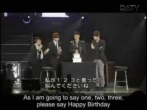 [110607] Kim Hyun Joong Break Down Showcase @Seoul with Young Saeng and Kyu Jong Part 1 of 3