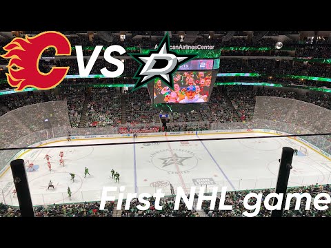 Dallas stars ice hockey vlog/first NHL game/first vlog of 2023