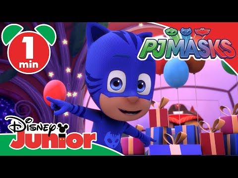 Pyjamasheltene | Månepigens fødselsdag 🎂- Disney Junior Danmark