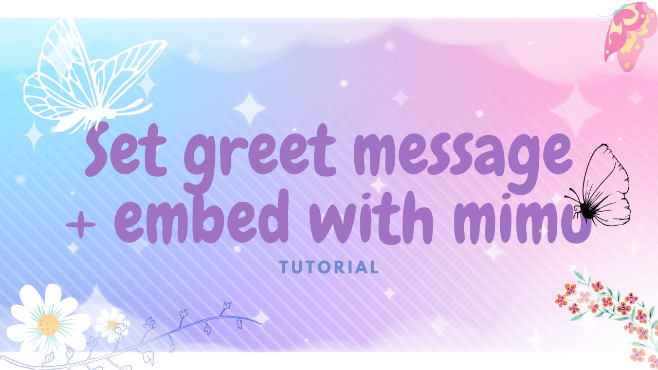 ✦ ₊˚⌇ Mimu greet message tutorial + server member count || Discord Tutorial ||