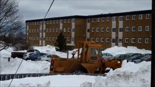 Clark 55B Loader moving snow