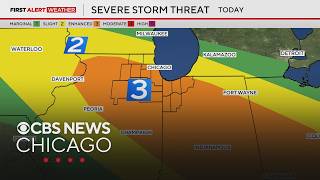 Extended weather coverage as storms bear down on Chicago area | CBS News Chicago