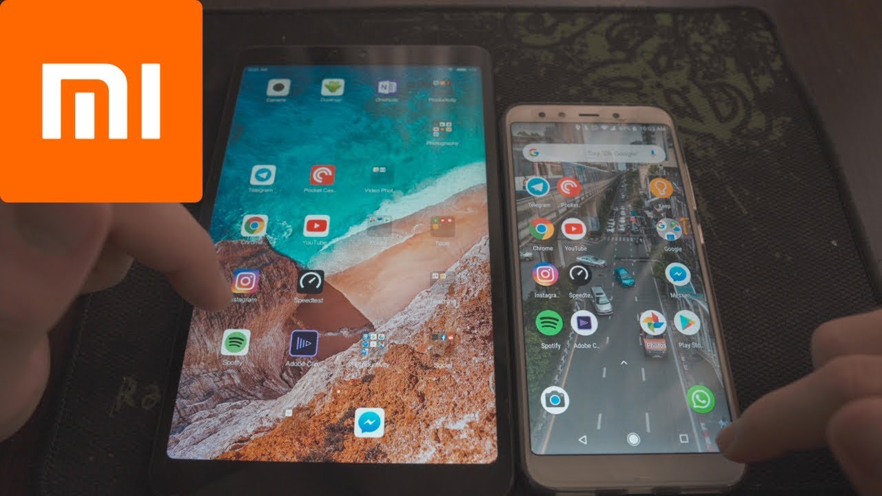 Xiaomi Mi A2 VS Xiaomi Mi Pad 4 Speedtest Is MIUI Better?
