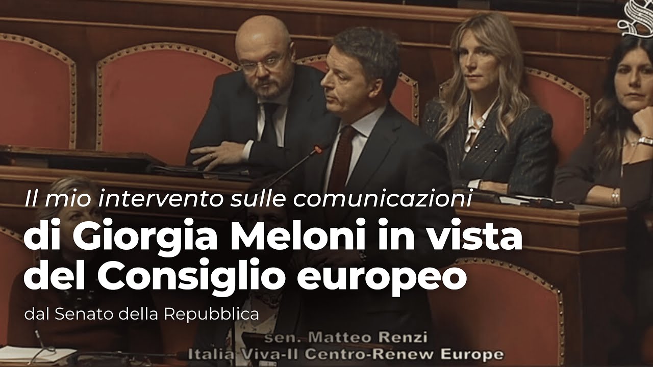 Il mio intervento sulle comunicazioni di Giorgia Meloni in vista del Consiglio europeo | 18/12/2024