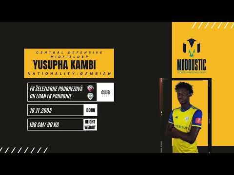 Yusupha Kambi Autumn 2024 with FK Pohronie