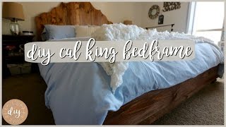 DIY Bedroom Furniture⎪California King Bedframe