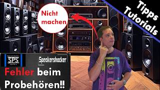 Lautsprecher richtig probehören. Wie höre ich neue Lautsprecher richtig probe für den besten Klang?