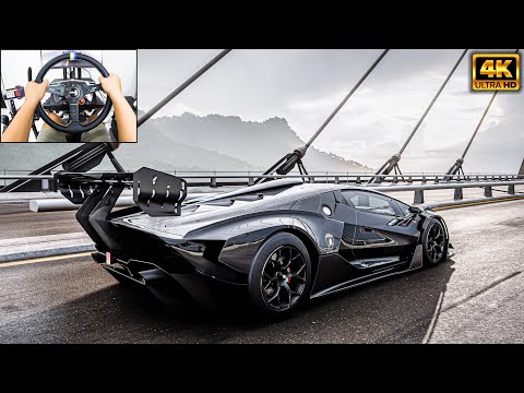 1200HP Lamborghini Essenza SCV12 | Forza Horizon 5 | Logitech g29 gameplay
