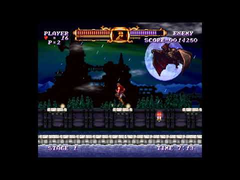 Castlevania: The Adventure Rebirth - Battle of the Holy in Stage 1