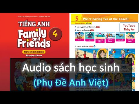 Unit 5.  We're having fun at the beach! | Audio I Tiếng Anh 4 Family and Friends National mới 2023