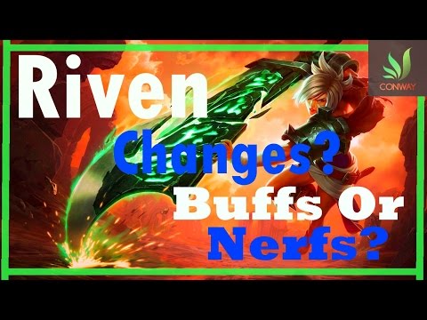 Riven Changes! NERFED?!?! OR BUFFED?!?! Explained (League of Legends Patch 5.20)