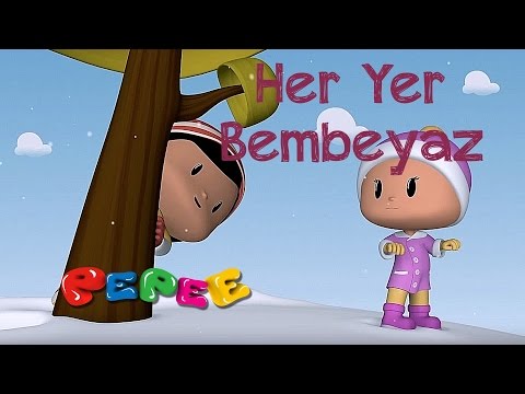 Pepee Yeni Bölüm:45 / Her Yer Bembeyaz - Çizgi Film | Düşyeri