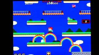 Rainbow Islands on PS2. Gameplay & Commentary.