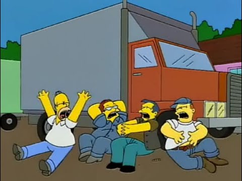 The Simpsons S07E02 - Filmstar wider Willen - Arbeiter/Filmcrew entspannen/faulenzen[Deutsch/German]