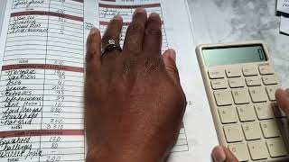 closing out my July budget