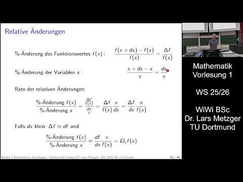 Mathe Vorlesung 1