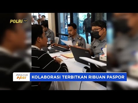 POLDA JATIM DAN DITJEN IMIGRASI KOLABORASI TERBITKAN RIBUAN PASPOR SAMBUT HARI BHAYANGKARA KE-79