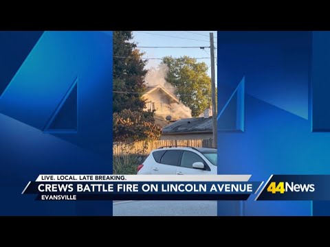 EFD tackling fire along Lincoln Avenue Thursday morning