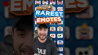 5 of the RAREST Emotes in Clash Royale 😱 #shorts
