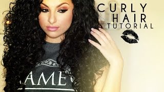 Curly Hair Tutorial | Makeup By Leyla