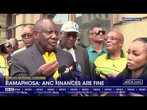 ANC finances are fine Ramaphosa