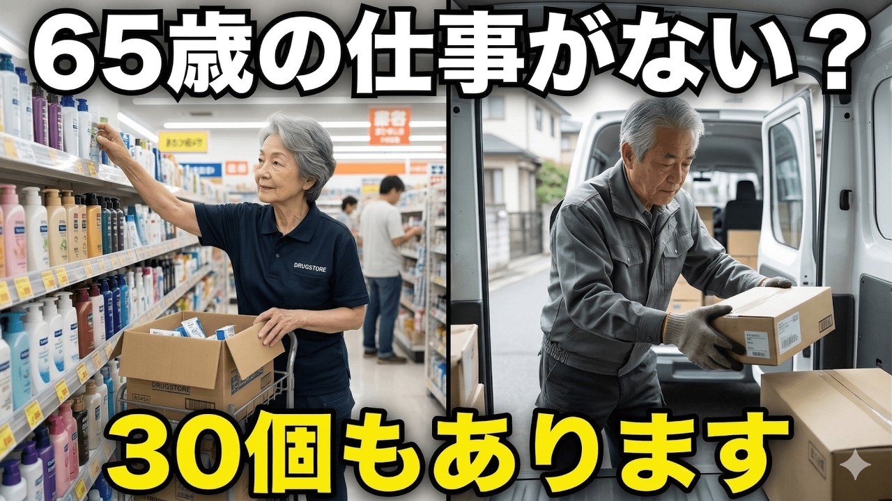 60代70代の再就職｜清掃・警備・レジだけじゃない意外な仕事【シニア/お金】