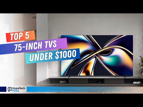 ▶️ Best Budget 75-Inch TVs 2025 | Top 5 Picks Under $1000 💰📺