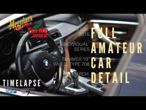 Timelapse BMW Individual  420i (F36) Amateur Car Detailing