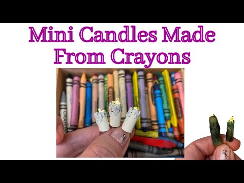 Light Up Mini Candles Made From CRAYONS & More