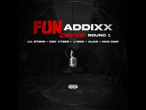 Lil Stone CDk Vybez J Non J Mitch Alias Mac Mar - Fun.Adixx Cypher Round 1