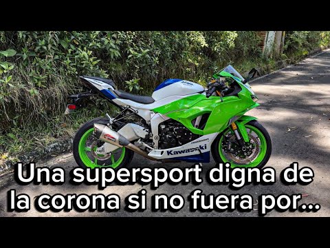 Kawasaki ZX6R 2024 revisión a fondo y prueba de manejo a fuego 🔥 