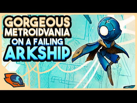 Gorgeous Robot Metroidvania On A Failing Interstellar Arkship - MIO: Memories In Orbit [Sponsored]