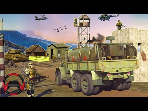 Offroad Army Transporter Truck Driver । US Offroad Military Transporter Driving । Android Gameplay
